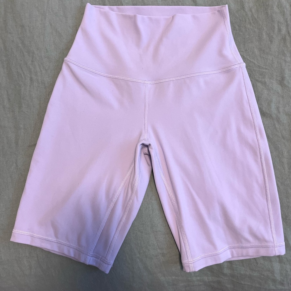 Lavender Align Shorts 8” Inseam